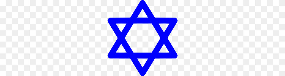 Blue Star Of David Icon Free Png Download