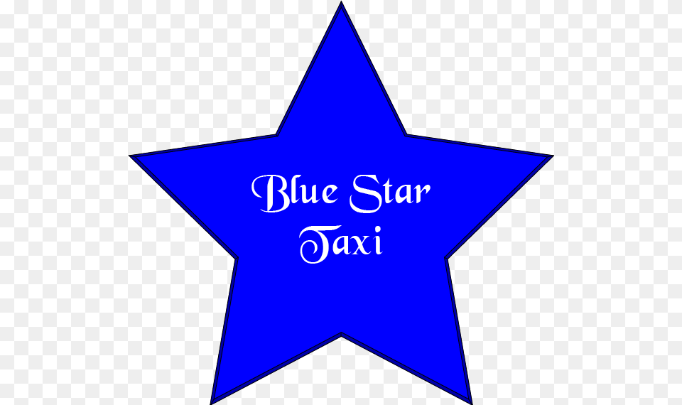 Blue Star Taxi Tricycle, Star Symbol, Symbol Png Image