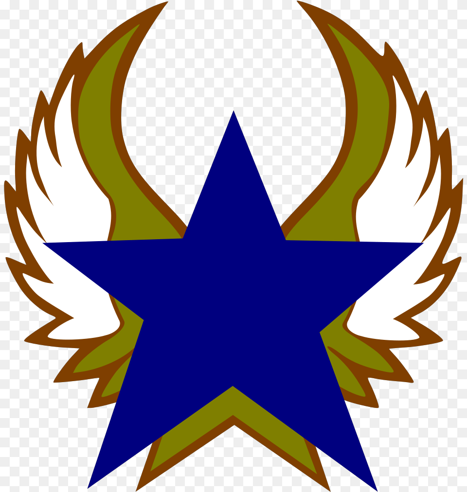 Blue Star With Gold Wings Svg Clip Arts, Symbol, Star Symbol, Person, Emblem Free Transparent Png