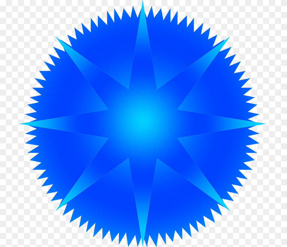 Blue Star With Rays 20 20 Project, Lighting, Nature, Outdoors Free Transparent Png