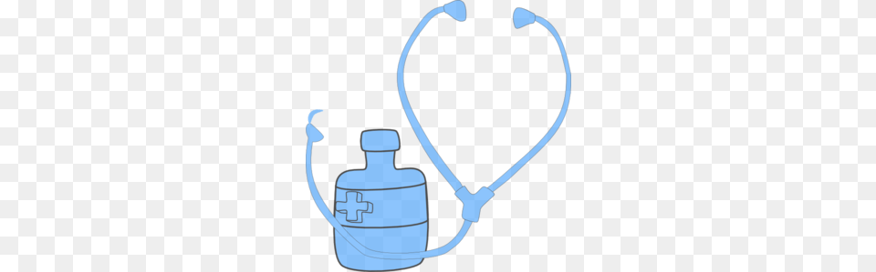 Blue Stethoscope Clipart, Smoke Pipe, Cleaning, Person, Bottle Free Png