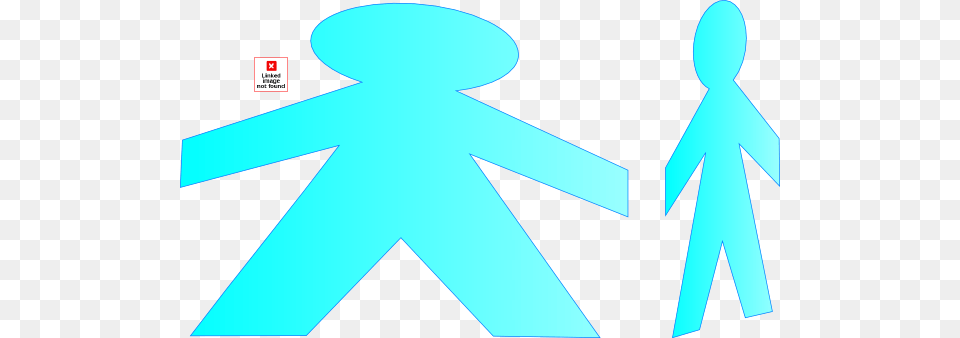 Blue Stick People Clip Art For Web, Person, Walking, Sign, Symbol Free Png Download