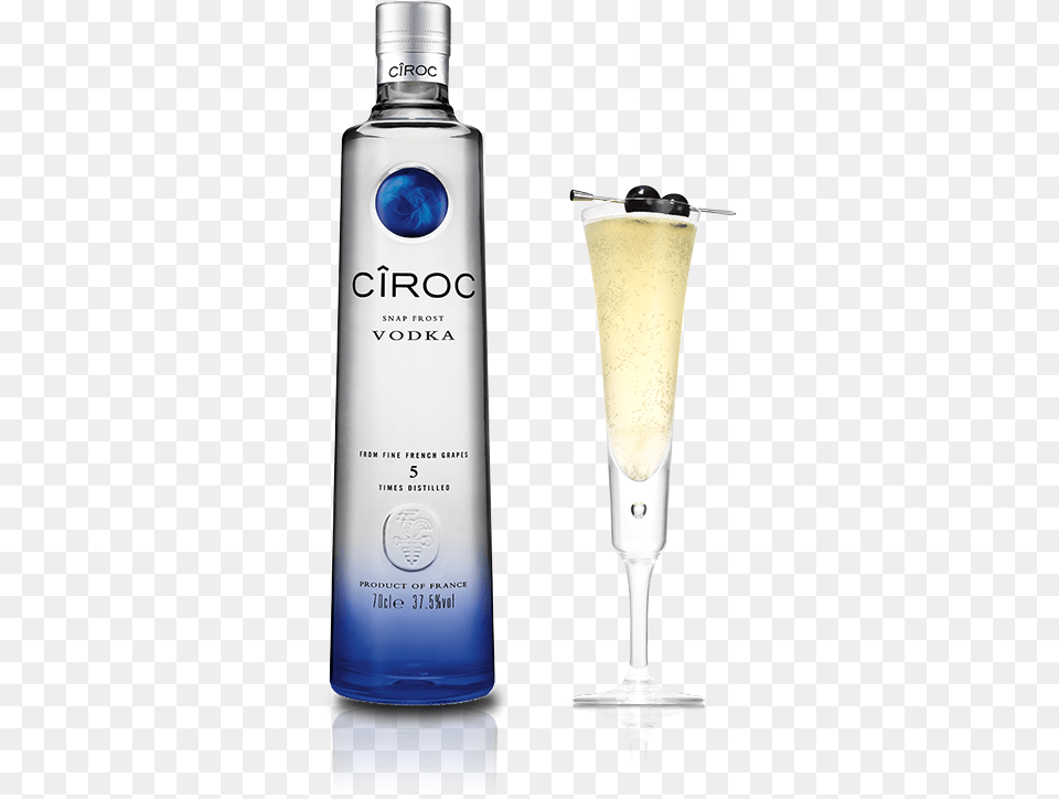 Blue Stone Royale Ciroc Vodka Blue, Alcohol, Beverage, Liquor, Glass Png