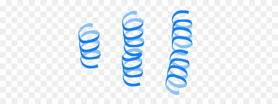 Blue Streamer, Coil, Spiral, Face, Head Free Png Download