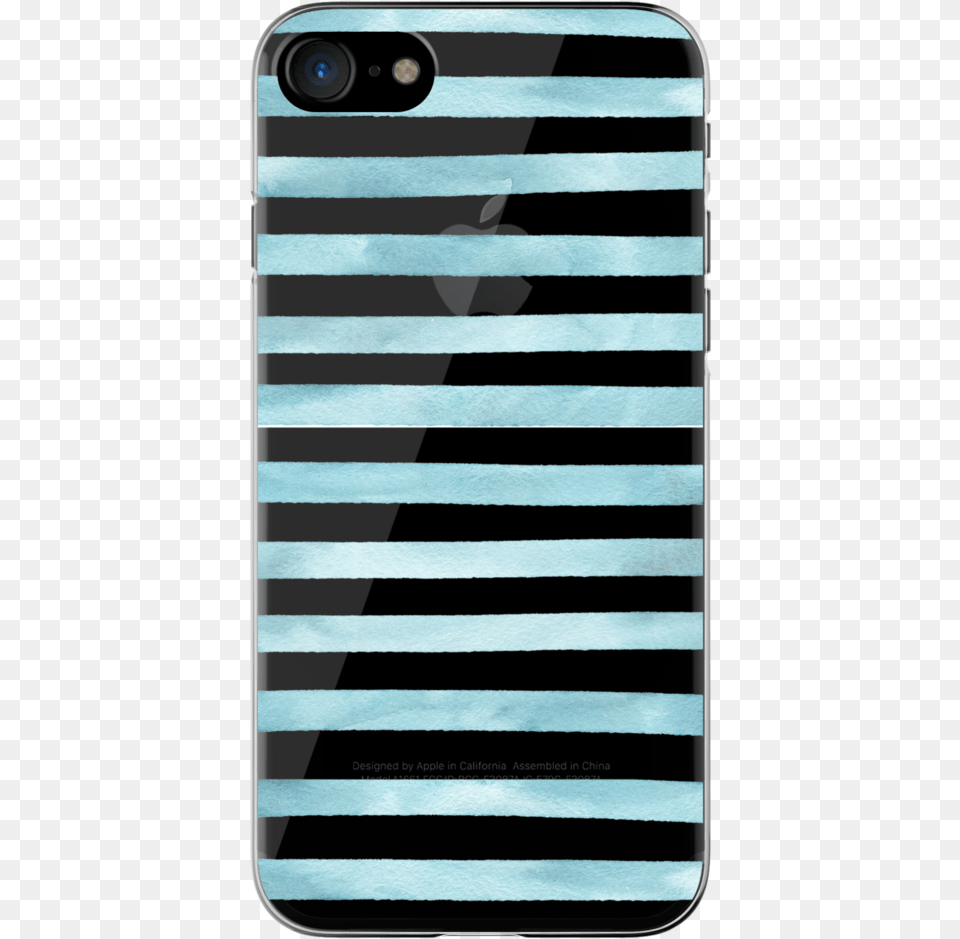 Blue Stripes Clear Case For Iphone 78 Mobile Phone Case, Electronics, Mobile Phone, Car, Transportation Free Png