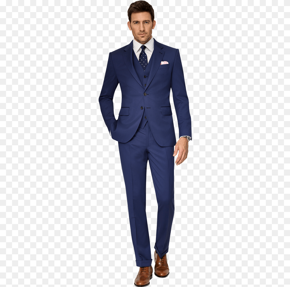 Blue Suit With Bow Tie Navy Blue Blazer With Navy Blue Pants, Tuxedo, Clothing, Formal Wear, Person Free Png