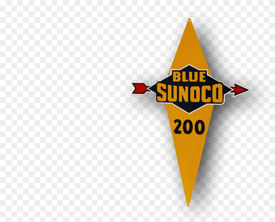 Blue Sunoco 200 Sign Blue Sunoco Laser Cut Out Of Metal Reproduction Metal, Logo, Animal, Fish, Sea Life Free Png