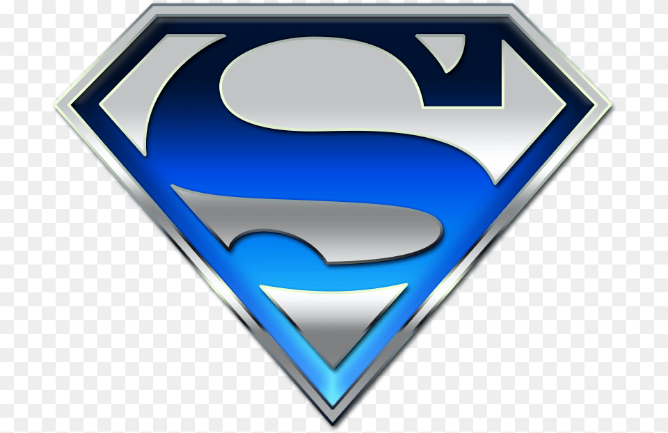 Blue Superman Logo Logo Superman, Symbol, Emblem Free Png