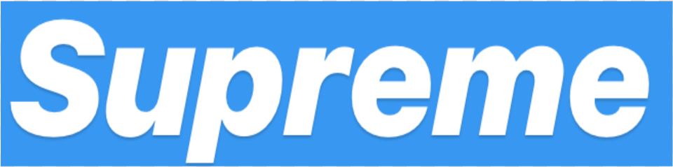 Blue Supreme Logo, Text Free Png