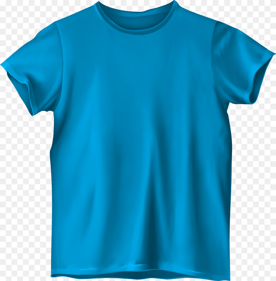 Blue T Shirt Clipart, Clothing, T-shirt Free Png