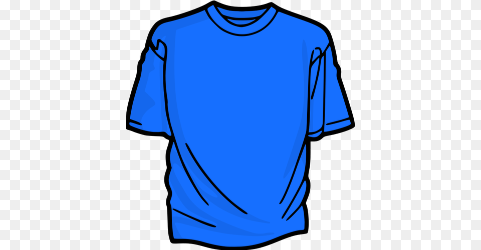 Blue T Shirt Vector Clip Art, Clothing, T-shirt Free Png