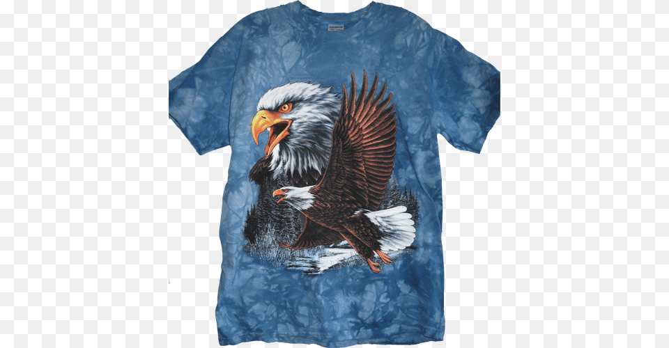 Blue T Shirt Wbald Eagle 13 Eagle T Shirt, Animal, Bird, Bald Eagle, Beak Png Image