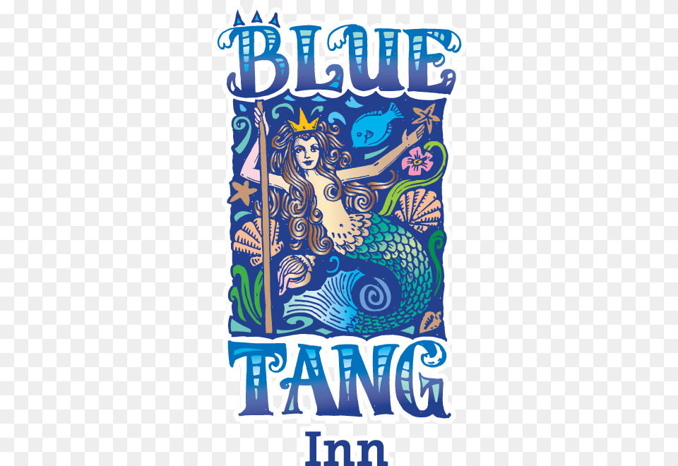 Blue Tang Logo Poster, Advertisement, Publication, Book, Comics Png Image