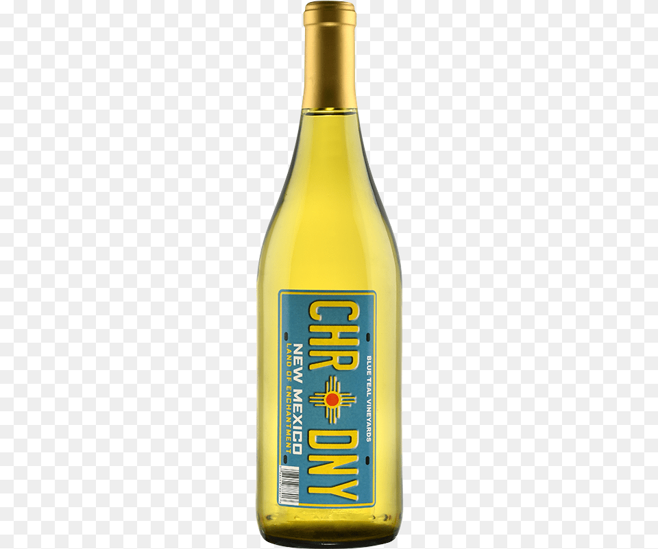 Blue Teal Chardonnay Glass Bottle, Alcohol, Beer, Beverage, Liquor Free Transparent Png