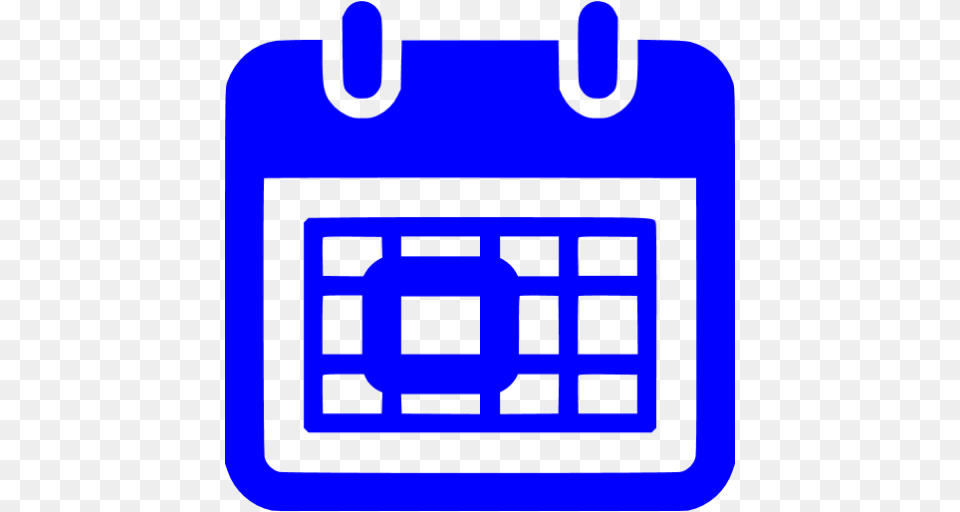 Blue Tear Of Calendar Icon, Text Free Png
