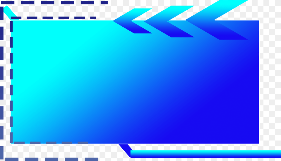 Blue Technology Style Texture Border And Psd, Electronics, Screen Free Png