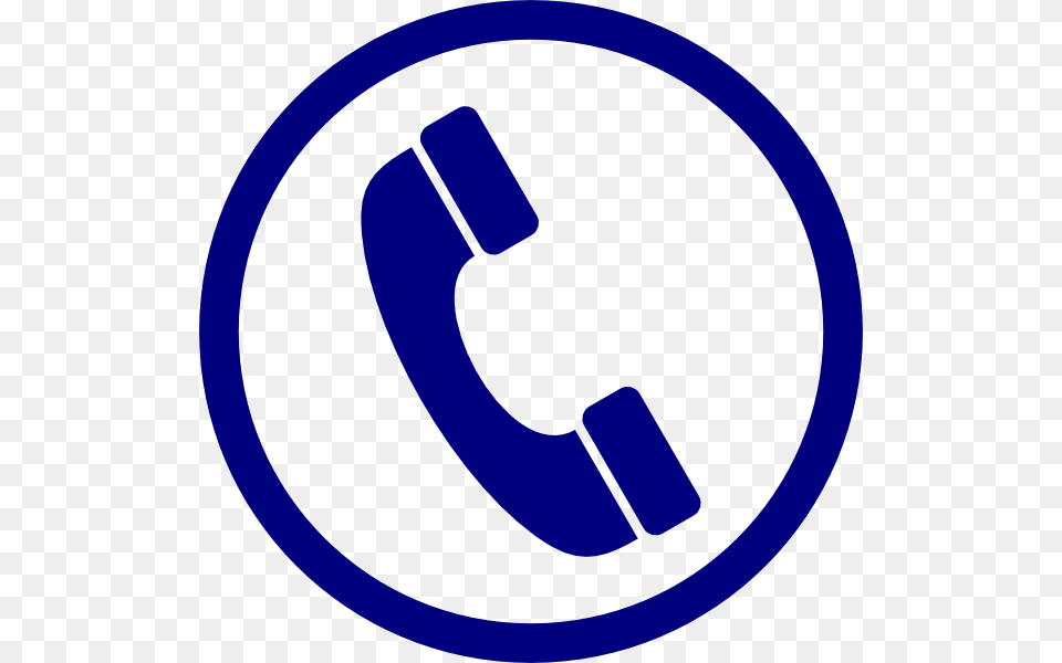 Blue Telephone Clipart 2 By Darlene Blue Phone Clipart, Symbol, Logo Png Image