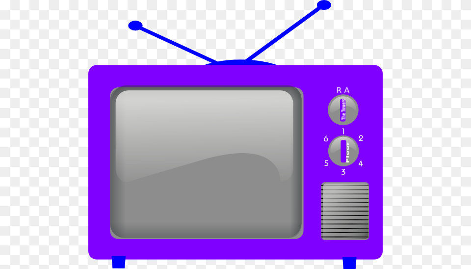 Blue Television Clip Art, Computer Hardware, Electronics, Hardware, Monitor Png Image
