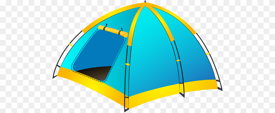 Blue Tent Transparent Clip Art Gallery Tent Clipart, Camping, Leisure Activities, Mountain Tent, Nature Png Image