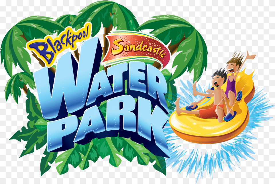 Blue Text With Water Park And People In Dinghies, Adult, Female, Person, Woman Png