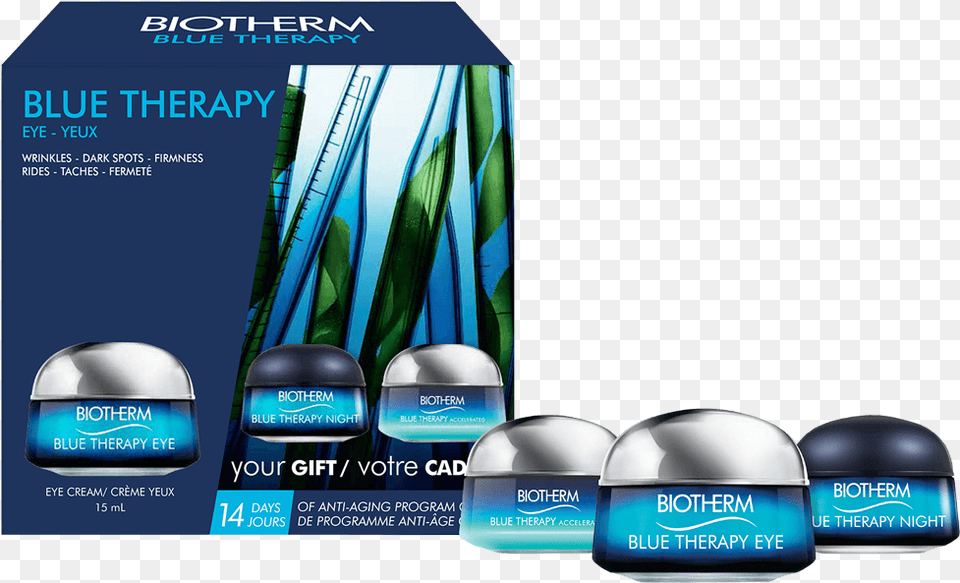 Blue Therapy Accelerated Serum Set Set Biotherm, Cosmetics, Deodorant, Advertisement Png