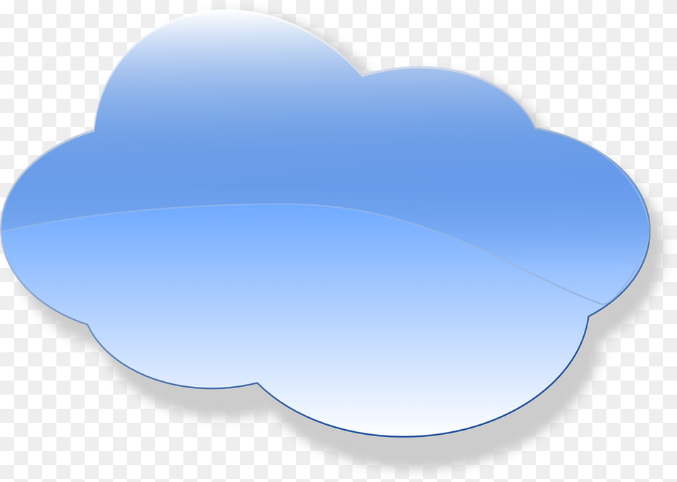 Blue Think Cloud, Sticker, Nature, Outdoors, Sphere Png Image