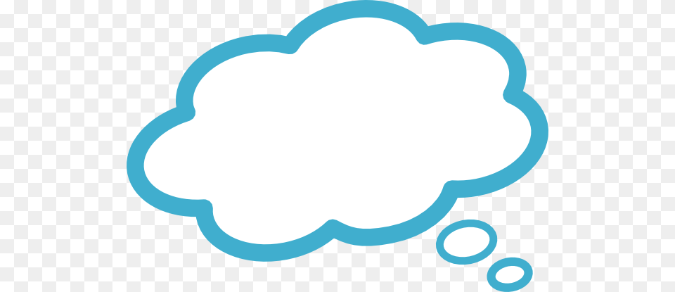 Blue Thought Bubble Cloud Bubble Blue, Nature, Outdoors, Smoke Pipe Png Image