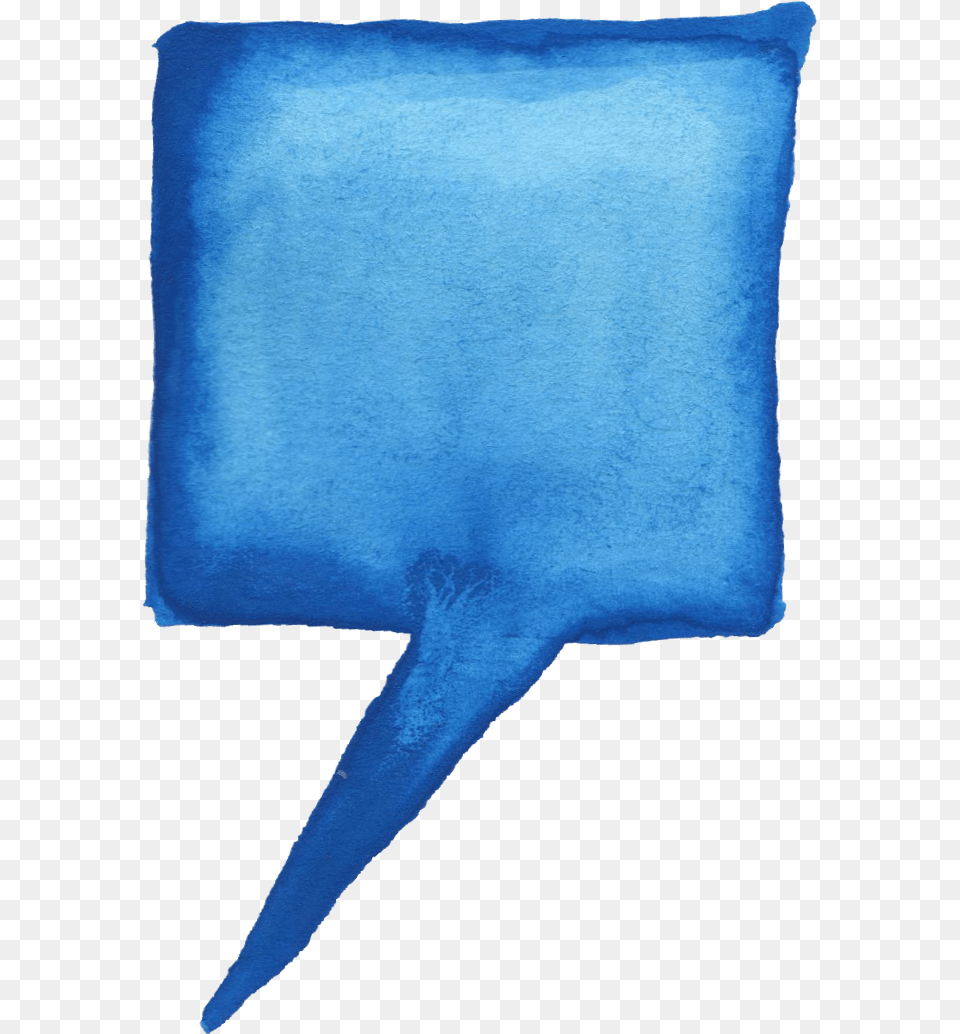 Blue Thought Bubble For Kids Portable Network Graphics, Cushion, Home Decor Free Transparent Png