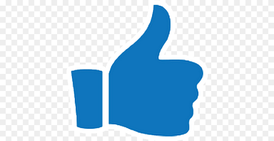 Blue Thumbs Up Transparent Transparent Youtube Like Button, Body Part, Clothing, Finger, Glove Png Image