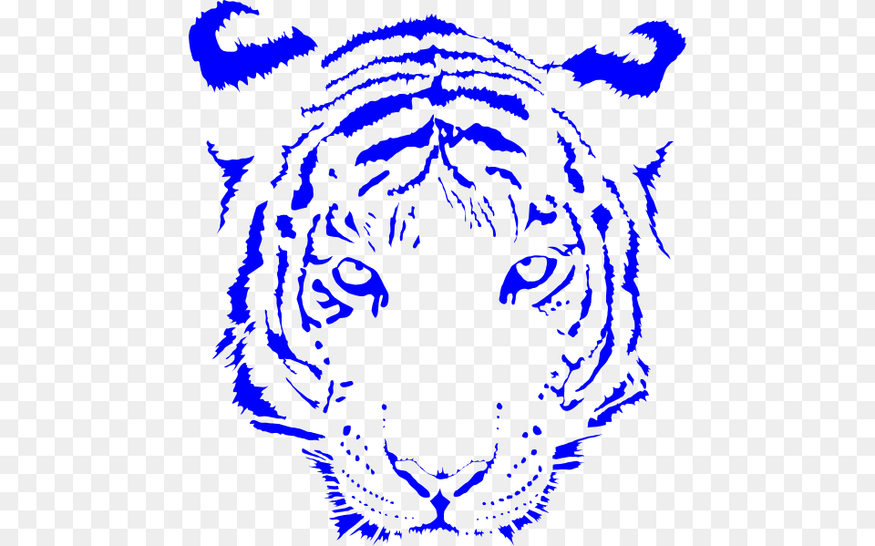 Blue Tiger Paw Print, Baby, Person, Animal, Wildlife Free Png