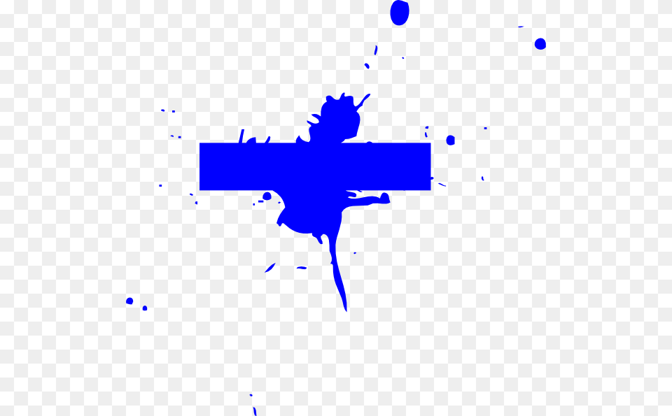 Blue Title Splat Clip Art For Web, Cross, Symbol, Logo, Animal Png