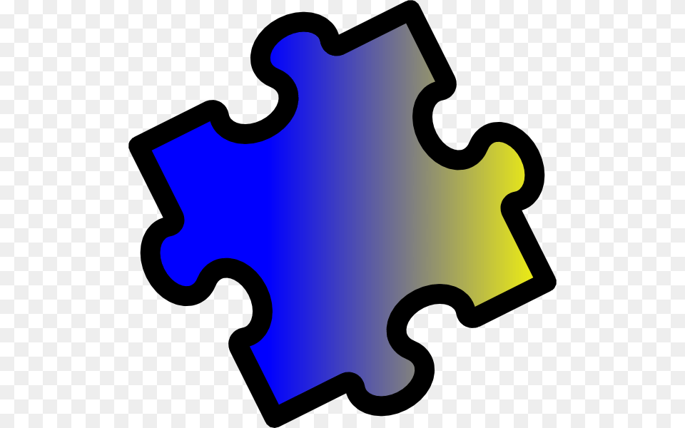 Blue To Yellow Puzzle Piece Svg Clip Arts 2 Puzzle Pieces Clipart, Game, Jigsaw Puzzle, Animal, Reptile Free Png Download