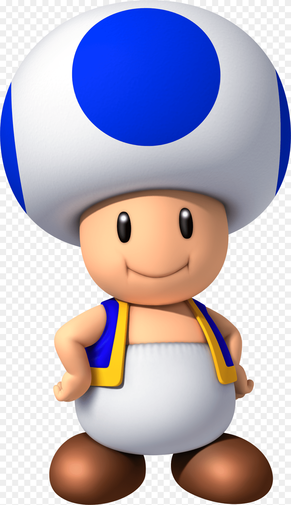 Blue Toad Nsmbw2 Bb Blue Toad Mario, Toy, Nature, Outdoors, Snow Free Png