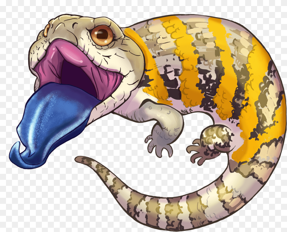 Blue Tongue Skink Art, Animal, Gecko, Lizard, Reptile Png Image