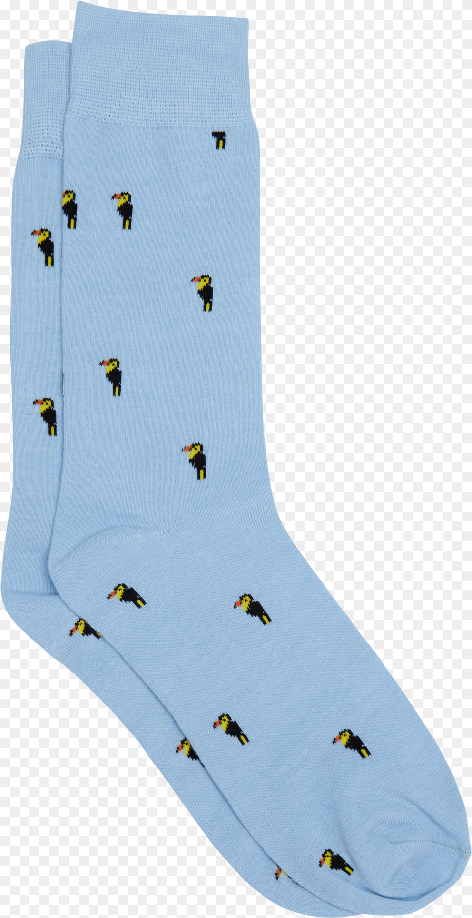 Blue Toucan Sock Sock, Clothing, Hosiery, Person Free Png Download