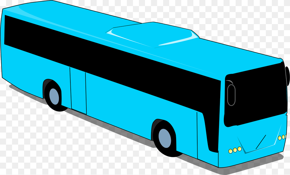 Blue Tour Bus Clipart, Transportation, Vehicle, Tour Bus, Moving Van Free Transparent Png