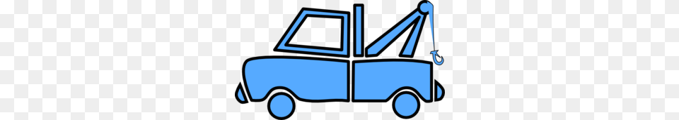 Blue Tow Truck Clip Art, Tow Truck, Transportation, Vehicle Png Image
