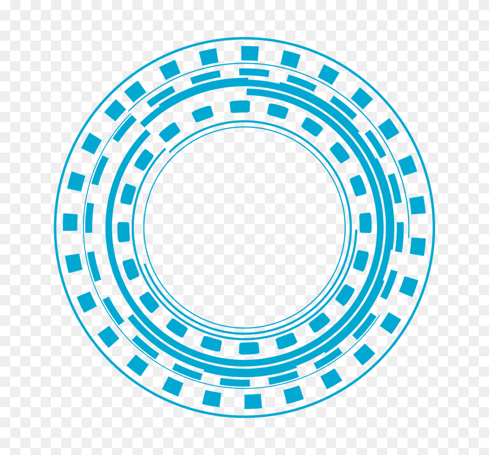 Blue Transparent Hud Circle, Home Decor, Machine, Wheel, Pattern Png