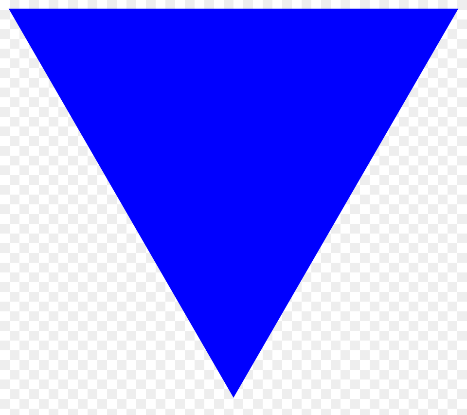 Blue Triangle Png