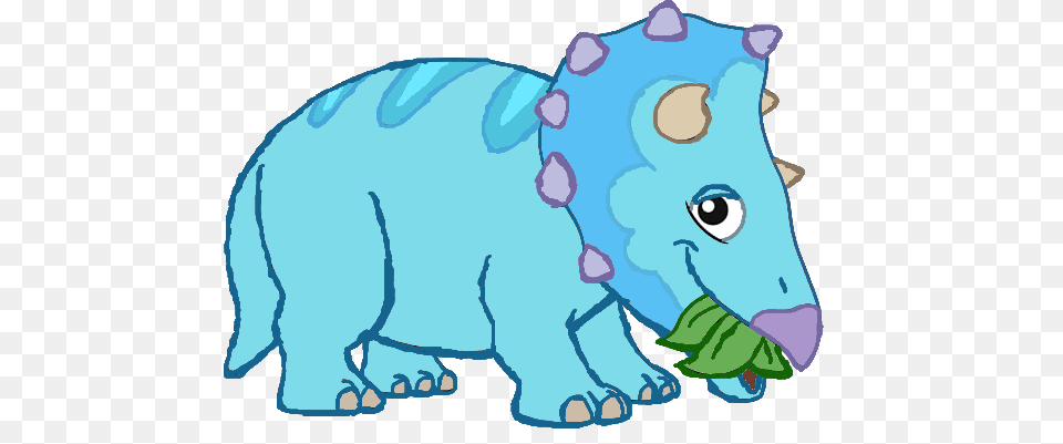 Blue Triceratops Clipart, Animal, Mammal, Wildlife, Baby Free Png
