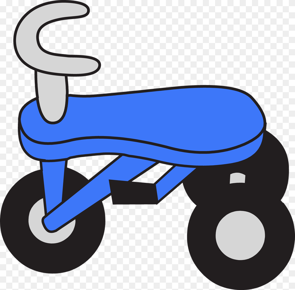 Blue Tricycle Clipart, Transportation, Vehicle, Device, Grass Free Png