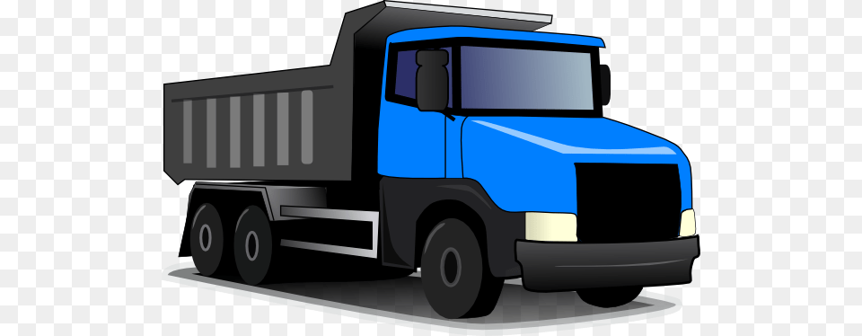 Blue Truck Revised Clip Art, Trailer Truck, Transportation, Vehicle, Moving Van Png
