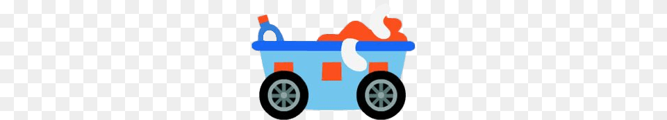 Blue Tub Kart, Carriage, Vehicle, Transportation, Wheel Free Png