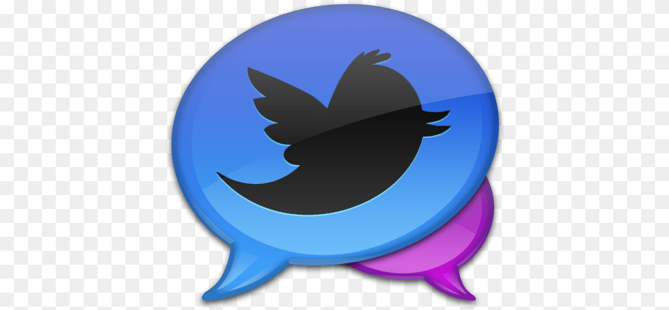 Blue Tweet Icon Twitter Bubble Icons Softiconscom Songbirds, Logo, Animal, Dolphin, Mammal Png Image