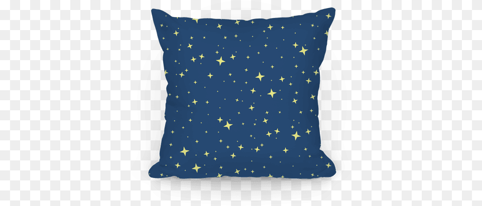 Blue Twinkling Star Sparkles Pattern Pillows Lookhuman Doctor Who Pillow, Cushion, Home Decor Png Image