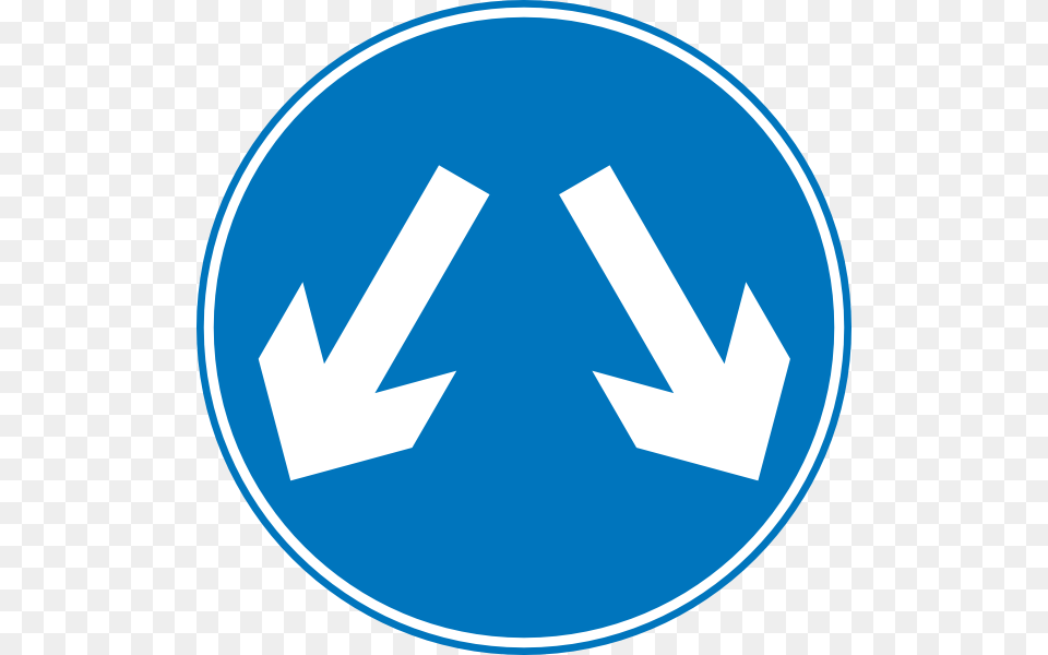 Blue Uk Road Signs, Sign, Symbol, Disk Free Png