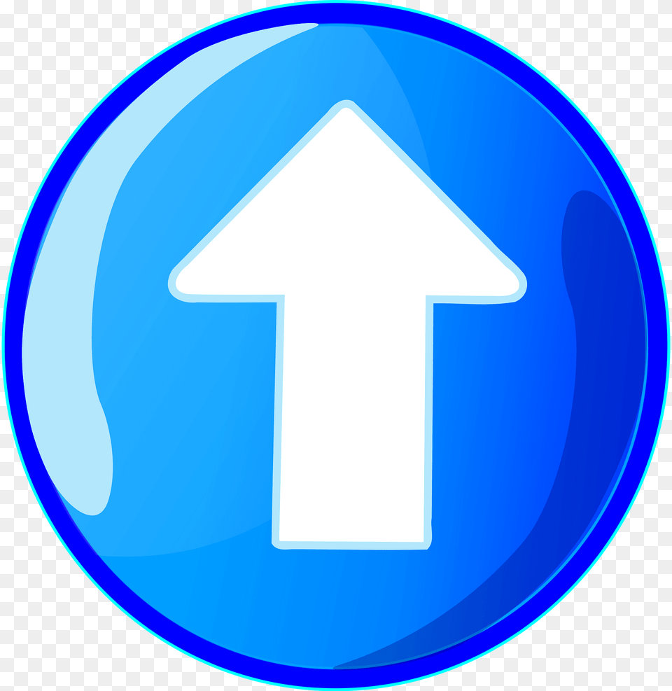 Blue Up Clipart, Sign, Symbol, Road Sign Free Png