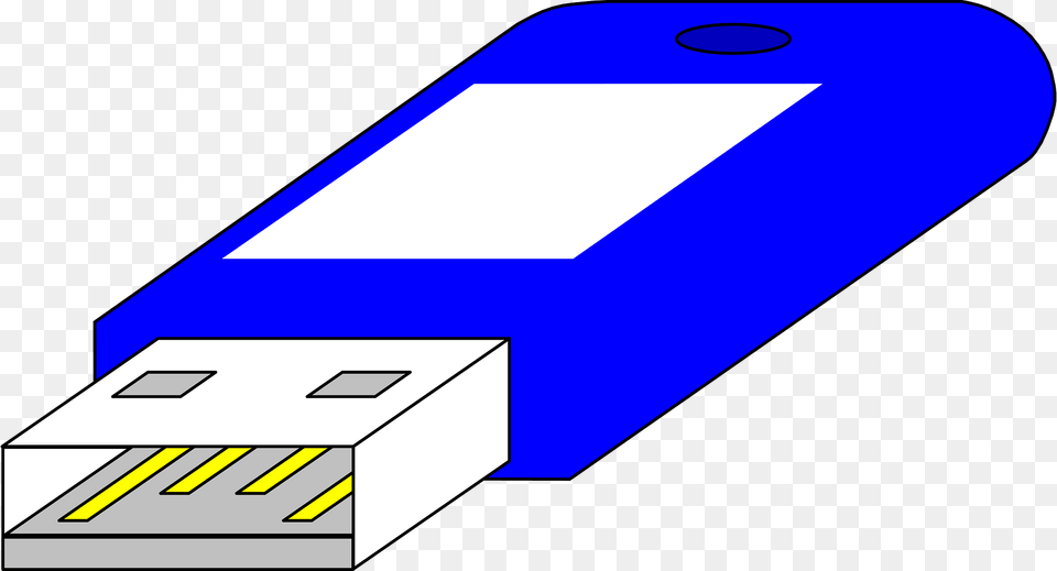 Blue Usb Drive Clipart, Adapter, Computer Hardware, Electronics, Hardware Png