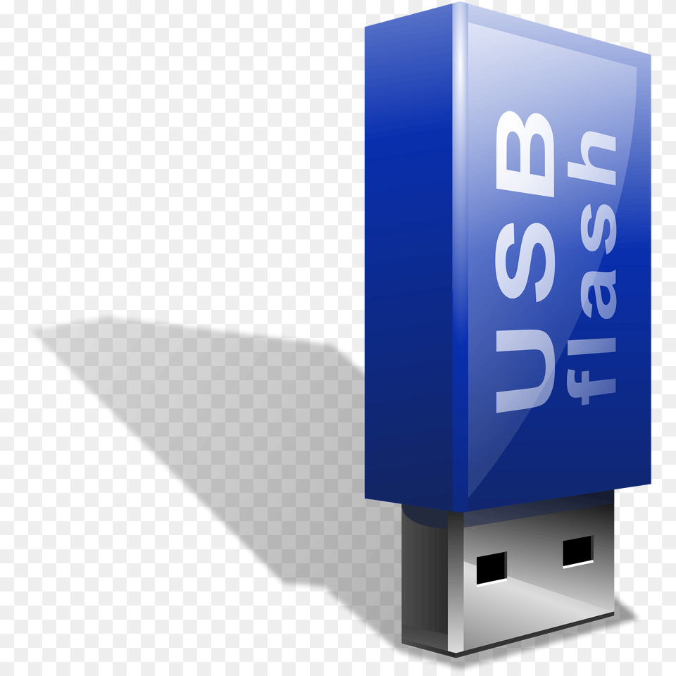 Blue Usb Flash Drive Clipart, Machine Free Png