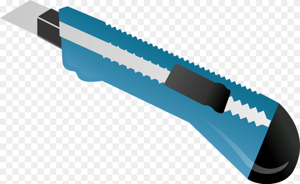 Blue Utility Knife Clipart, Sword, Weapon, Blade, Razor Free Png Download